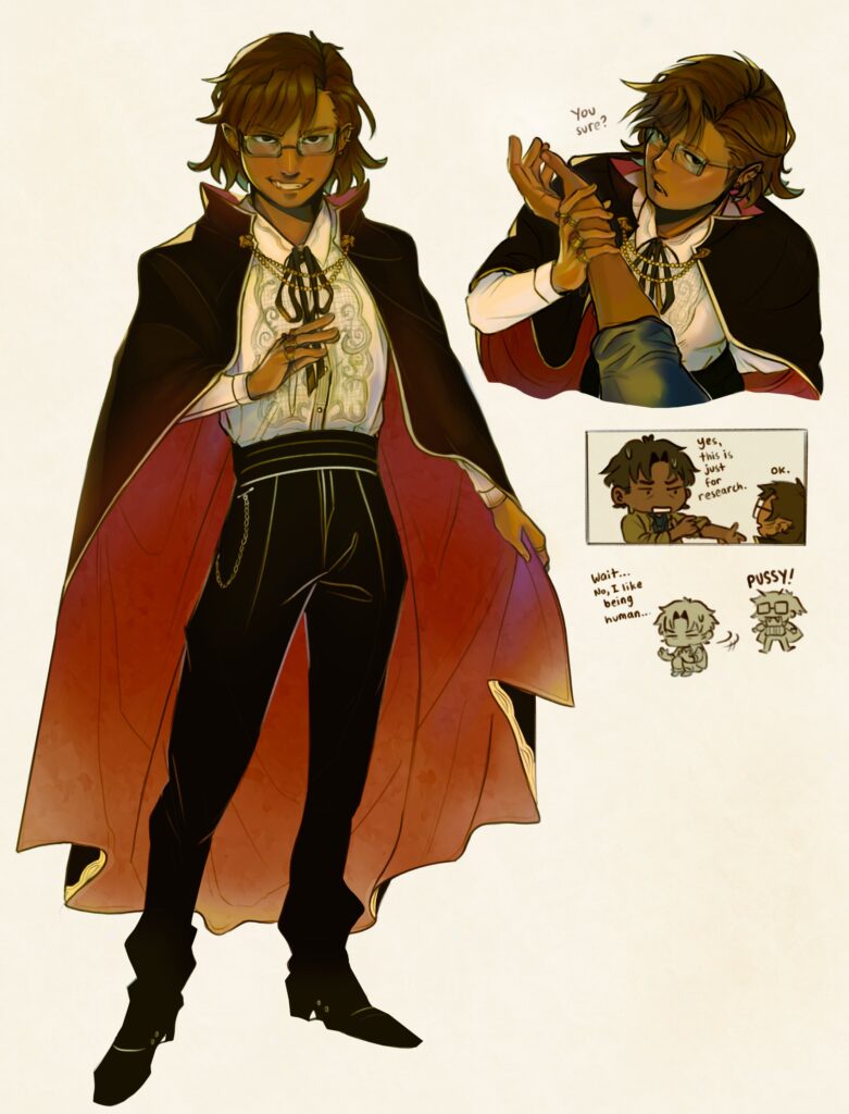 Barong-inspired Vampire Outfit